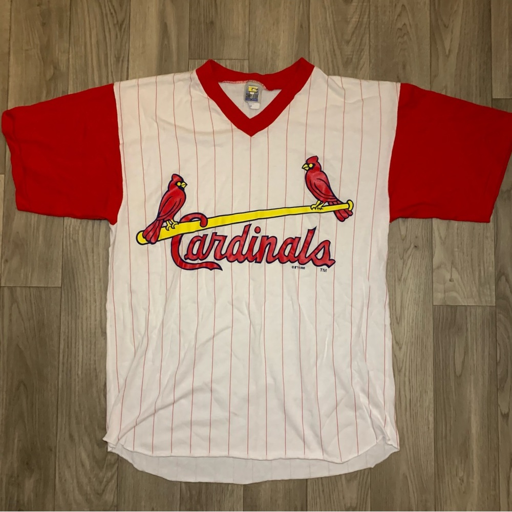 Vintage 90’s MLB Shirt Size Medium St. Louis Cardinals Retro T- Shirt